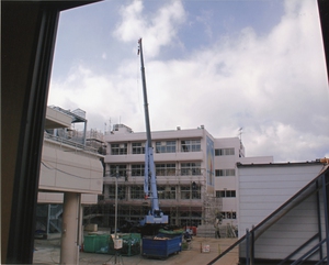 復旧復興工事現場事務所の窓より