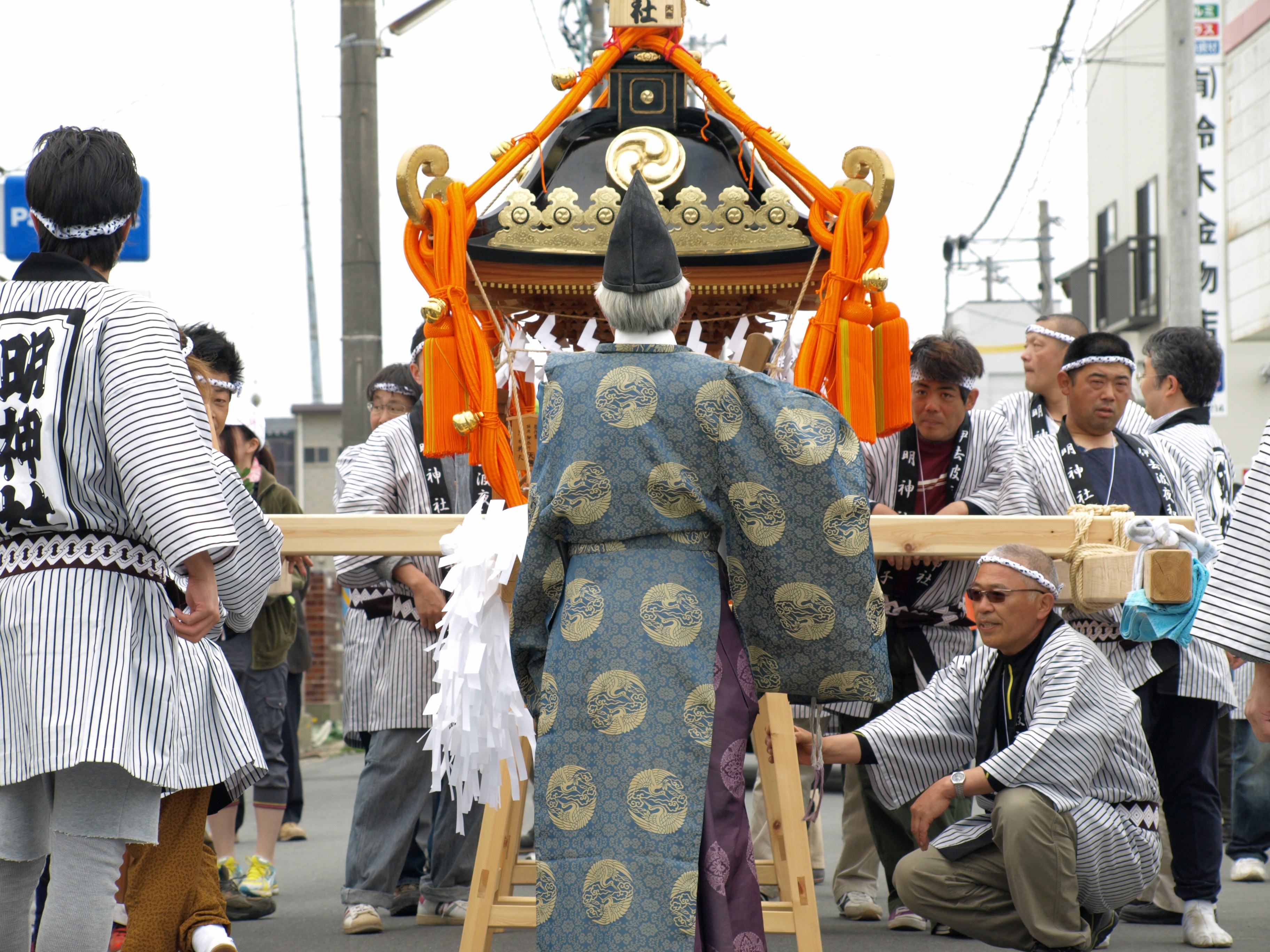 明神社のお祭り